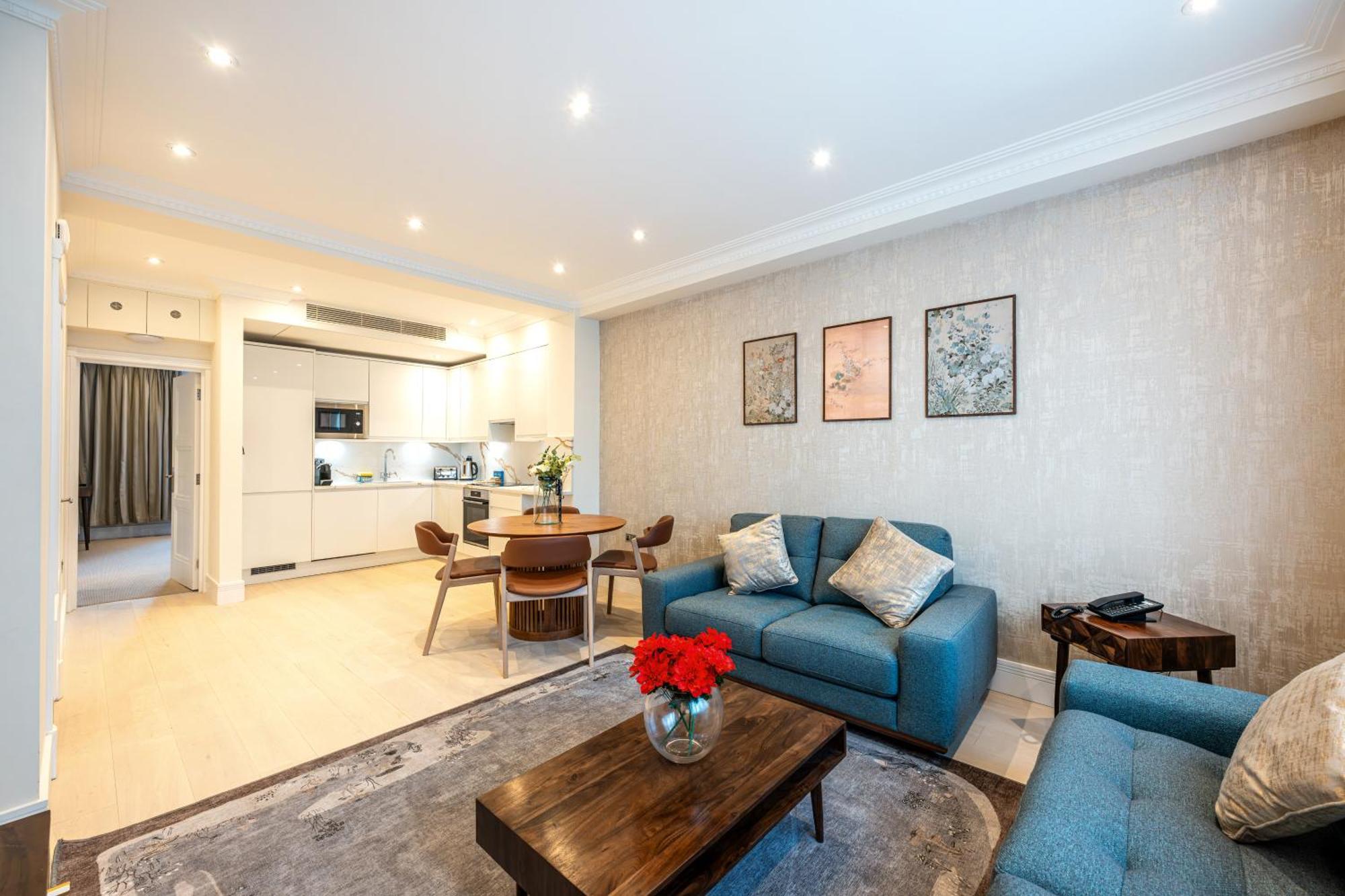 Apartamento Deluxe com 2 Quartos e Varanda