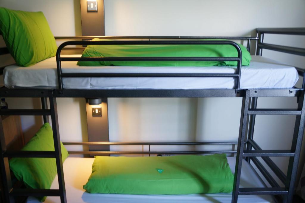 Bunk Bed in Male Dormitory Room with Shared Bathroom